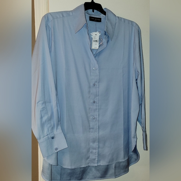 Lane Bryant Tops - Lane Bryant Blue Dress Shirt Classic Design, NWT